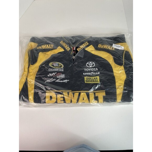 Vintage NEW Nascar Jacket Mens 3XL Matt Kenseth Dewalt JH Design Logo Racing - Picture 10 of 11